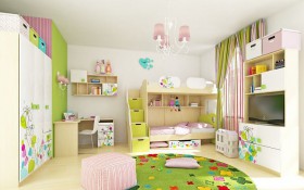 Детская комната Флёр (Белый/корпус Клен) в Искитиме - iskitim.katalogmebeli.com | фото 6