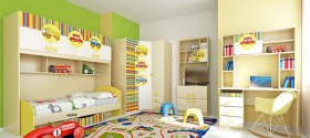 Детская комната Клаксон (Бежевый/корпус Клен) в Искитиме - iskitim.katalogmebeli.com | фото 5