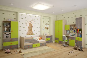 Детская комната Пуговка в Искитиме - iskitim.katalogmebeli.com | фото 1