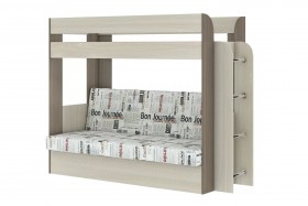 Дива Кровать 2-х ярусная с диванным блоком в Искитиме - iskitim.katalogmebeli.com | фото