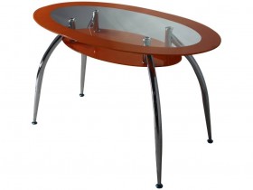 DT 445 стол обеденный оранжевый (ноги крашеные) в Искитиме - iskitim.katalogmebeli.com | фото