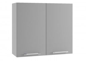 Гарда П 800 шкаф верхний (Белый Эмалит/корпус Серый) в Искитиме - iskitim.katalogmebeli.com | фото