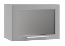 Гарда ПГС 500 шкаф верхний горизонтальный со стеклом Белый в Искитиме - iskitim.katalogmebeli.com | фото