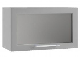 Гарда ПГС 600 шкаф верхний горизонтальный со стеклом Белый в Искитиме - iskitim.katalogmebeli.com | фото