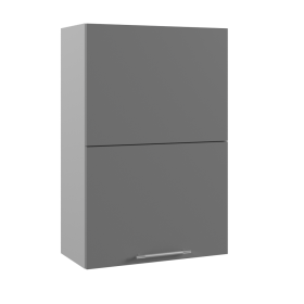 Гарда ВПГПМ 600 шкаф верхний высокий Blum Aventos (Белый/корпус Серый) в Искитиме - iskitim.katalogmebeli.com | фото