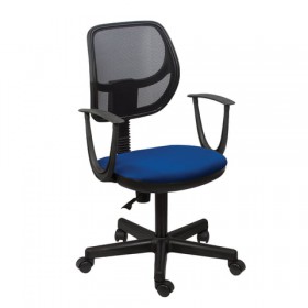 Кресло BRABIX Flip MG-305 (сине-черный) в Искитиме - iskitim.katalogmebeli.com | фото 3