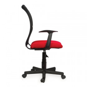 Кресло BRABIX Spring MG-307 (красно-черный) в Искитиме - iskitim.katalogmebeli.com | фото 3