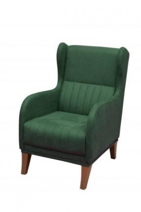 Кресло для отдыха ЕвроМагнат (замша дельта изумруд)/осн. в Искитиме - iskitim.katalogmebeli.com | фото