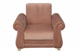Кресло для отдыха "Порто" (велюр киви корица / микровельвет крем) в Искитиме - iskitim.katalogmebeli.com | фото 8