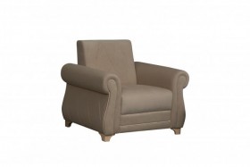Кресло для отдыха Порто (велюр киви латте / микровельвет крем) в Искитиме - iskitim.katalogmebeli.com | фото