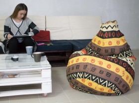 Кресло-груша Большое-Африка в Искитиме - iskitim.katalogmebeli.com | фото 4