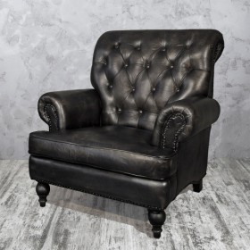 Кресло кожаное Лофт Аристократ в Искитиме - iskitim.katalogmebeli.com | фото 2