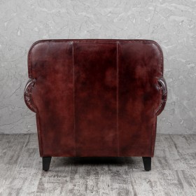 Кресло кожаное Элегант (Бордовый) в Искитиме - iskitim.katalogmebeli.com | фото 5