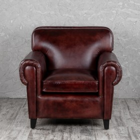 Кресло кожаное Элегант (Бордовый) в Искитиме - iskitim.katalogmebeli.com | фото 7