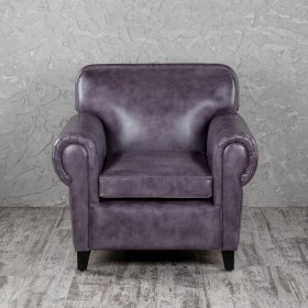 Кресло кожаное Элегант (Фиолетовый) в Искитиме - iskitim.katalogmebeli.com | фото 4