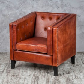 Кресло кожаное Лофт Аристократ (ширина 1100 мм) в Искитиме - iskitim.katalogmebeli.com | фото 2