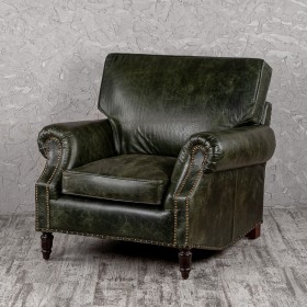 Кресло кожаное Лофт Аристократ (ширина 1070 мм) в Искитиме - iskitim.katalogmebeli.com | фото 1