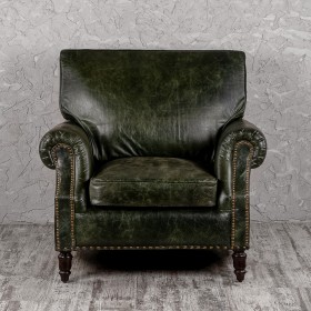 Кресло кожаное Лофт Аристократ (ширина 1070 мм) в Искитиме - iskitim.katalogmebeli.com | фото 9