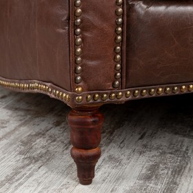 Кресло кожаное Лофт Аристократ (ширина 1100 мм) в Искитиме - iskitim.katalogmebeli.com | фото 3