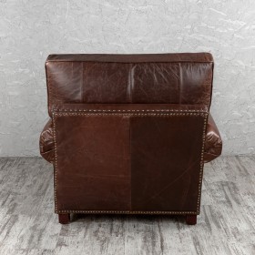 Кресло кожаное Лофт Аристократ (ширина 1100 мм) в Искитиме - iskitim.katalogmebeli.com | фото 7