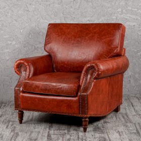 Кресло кожаное Лофт Аристократ (кожа буйвола) в Искитиме - iskitim.katalogmebeli.com | фото