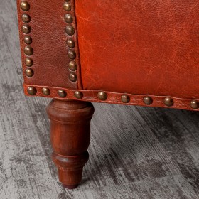 Кресло кожаное Лофт Аристократ (кожа буйвола) в Искитиме - iskitim.katalogmebeli.com | фото 4