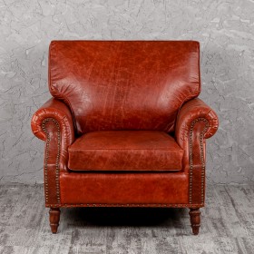Кресло кожаное Лофт Аристократ (кожа буйвола) в Искитиме - iskitim.katalogmebeli.com | фото 8