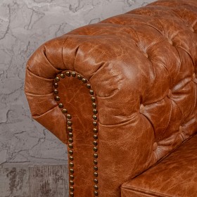 Кресло кожаное Лофт Честер (кожа буйвола) в Искитиме - iskitim.katalogmebeli.com | фото 5