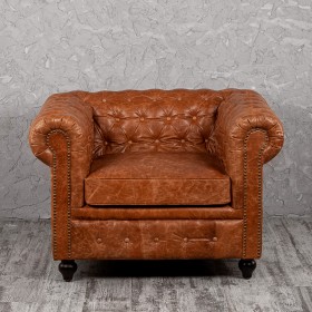 Кресло кожаное Лофт Честер (кожа буйвола) в Искитиме - iskitim.katalogmebeli.com | фото 7