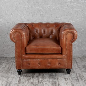 Кресло кожаное Лофт Честер (кожа) в Искитиме - iskitim.katalogmebeli.com | фото 6