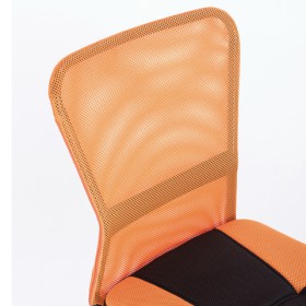 Кресло компактное BRABIX Smart MG-313 (черный, оранжевый) в Искитиме - iskitim.katalogmebeli.com | фото 4