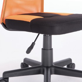 Кресло компактное BRABIX Smart MG-313 (черный, оранжевый) в Искитиме - iskitim.katalogmebeli.com | фото 5