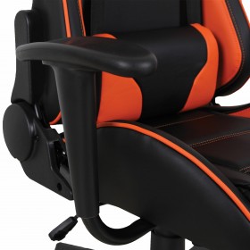 Кресло компьютерное BRABIX GT Racer GM-100 (черный, оранжевый) в Искитиме - iskitim.katalogmebeli.com | фото 3