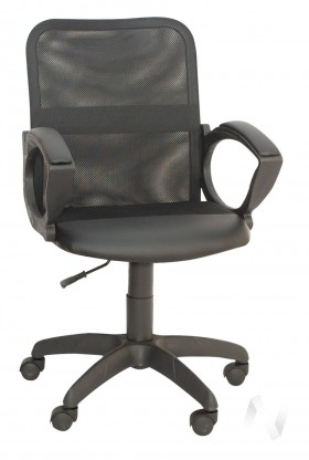 Кресло компьютерное Элегия М2 (черный/ткань сетка черная) в Искитиме - iskitim.katalogmebeli.com | фото