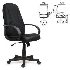Кресло офисное BRABIX City EX-512 (черное) в Искитиме - iskitim.katalogmebeli.com | фото 1