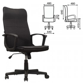Кресло офисное BRABIX Delta EX-520 (черный) в Искитиме - iskitim.katalogmebeli.com | фото 1