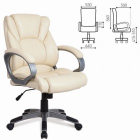 Кресло офисное BRABIX Eldorado EX-504 (бежевый) в Искитиме - iskitim.katalogmebeli.com | фото