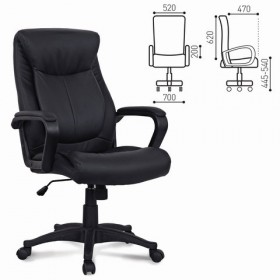 Кресло офисное BRABIX Enter EX-511 (черный) в Искитиме - iskitim.katalogmebeli.com | фото