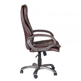 Кресло офисное BRABIX Omega EX-589 (коричневое) в Искитиме - iskitim.katalogmebeli.com | фото 2