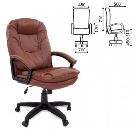 Кресло офисное BRABIX Trend EX-568 (коричневый) в Искитиме - iskitim.katalogmebeli.com | фото
