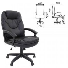 Кресло офисное BRABIX Trend EX-568 (черный) в Искитиме - iskitim.katalogmebeli.com | фото 1