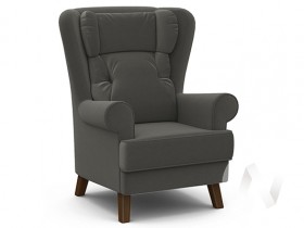 Кресло отдыха Комфорт-2 (орех лак/ULTRA GRAFIT) в Искитиме - iskitim.katalogmebeli.com | фото