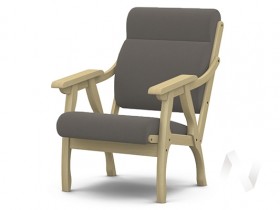 Кресло Вега-10 (бесцветный лак/ULTRA STONE) в Искитиме - iskitim.katalogmebeli.com | фото