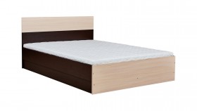 Кровать 0,8м Юнона с настилом (Венге / Дуб) в Искитиме - iskitim.katalogmebeli.com | фото 1