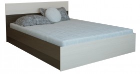Кровать 0,8м Юнона с настилом (Венге / Дуб) в Искитиме - iskitim.katalogmebeli.com | фото 2