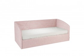 Кровать 0.9 Бест Софа (Нежно-розовый велюр) в Искитиме - iskitim.katalogmebeli.com | фото