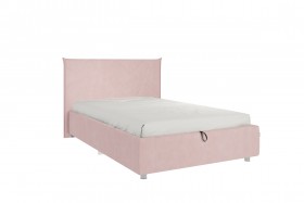 Кровать 1,2 Квест (Нежно-розовый велюр/под-мех) в Искитиме - iskitim.katalogmebeli.com | фото 1