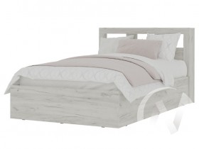 Кровать 1,2 МС Гранд (дуб крафт белый) в Искитиме - iskitim.katalogmebeli.com | фото 1