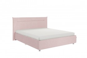 Кровать 1,6 Альба с основанием (Нежно-розовый велюр) в Искитиме - iskitim.katalogmebeli.com | фото