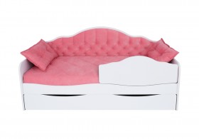 Кровать 170 серии Иллюзия Лайт 1 ящик 89 Розовый (подушки) в Искитиме - iskitim.katalogmebeli.com | фото 1